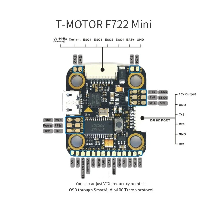 T-Motor MINI F7 FC & F45A Comb - Betaflight Fc F7 avis et prix